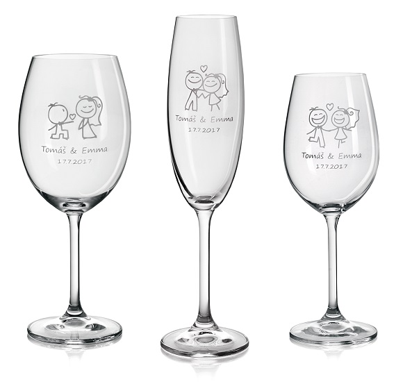 Svatební skleničky